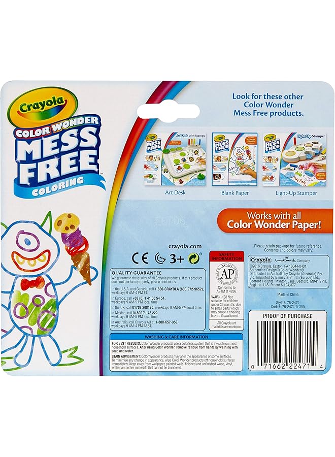 Crayola 10 Ct. Color Wonder Washable Mini Markers Multi Colour Cy75 2471 - Image 4