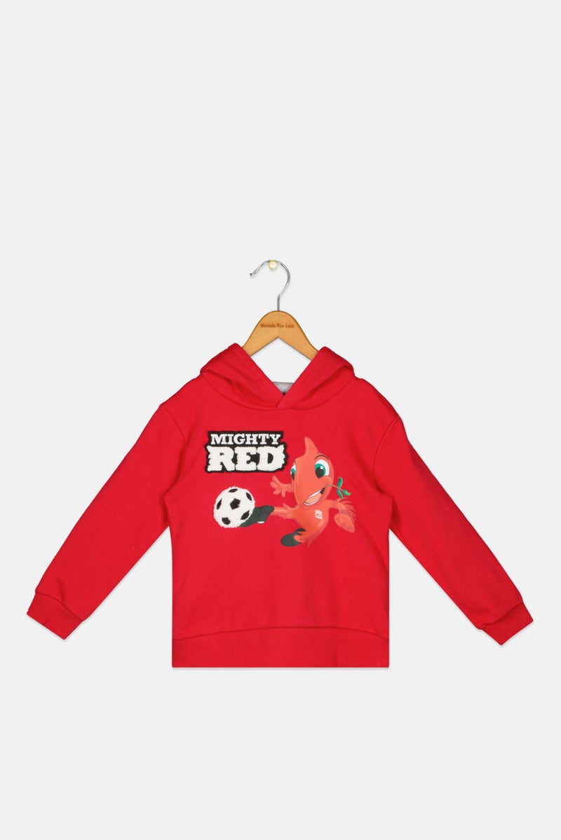 Liverpool Toddlers Boy Long Sleeves Outdoor Sweatshirt, Red  - Image 1