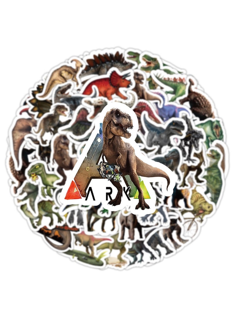 100pcs Jurassic Dinosaur Stickers for Kids Waterproof Vinyl Dino Stickers for Waterbottle Scrapbook Laptop Skateboard Computer Stickers for Boys Girls - Image 4