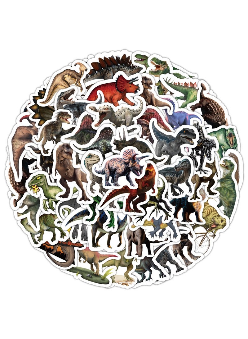 100pcs Jurassic Dinosaur Stickers for Kids Waterproof Vinyl Dino Stickers for Waterbottle Scrapbook Laptop Skateboard Computer Stickers for Boys Girls - Image 5
