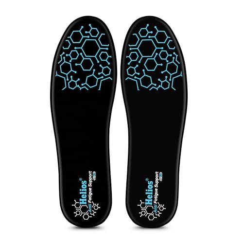 Helios® Memory Foam Ultra Max Insoles for Men | Trim to Fit Size 8-13 | Insole for shoes |Orthotic Shoe Inserts for Cushioning, Arch Support Insole & All-Day Comfort (Black, Pack1/8 to 13) - Image 2