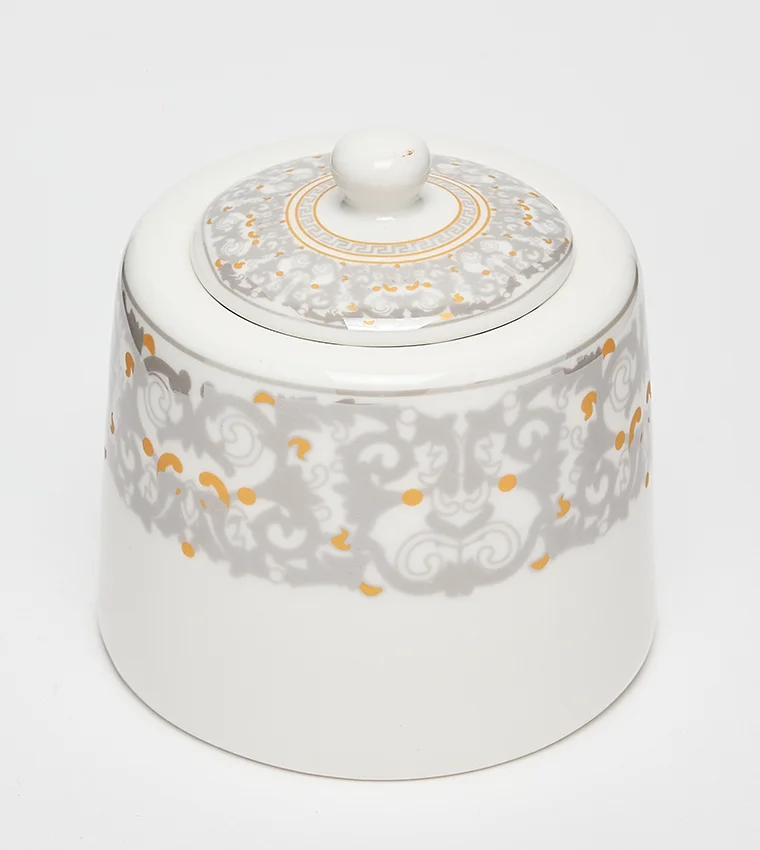 Sur La Table Sugar Bowl 220ml White/Silver