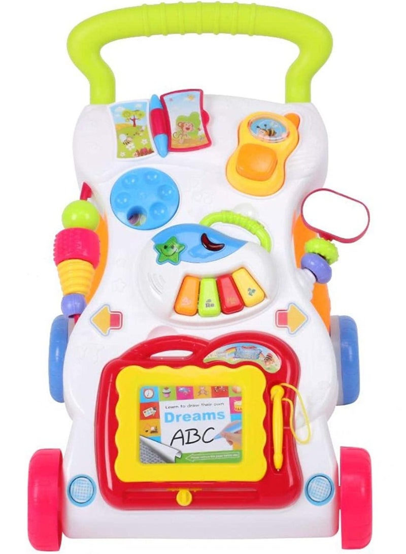 HUNGER Learning Walker, Walkers Toys, Science Educational Baby Toys Early Learning for Toddler Kids - Image 1