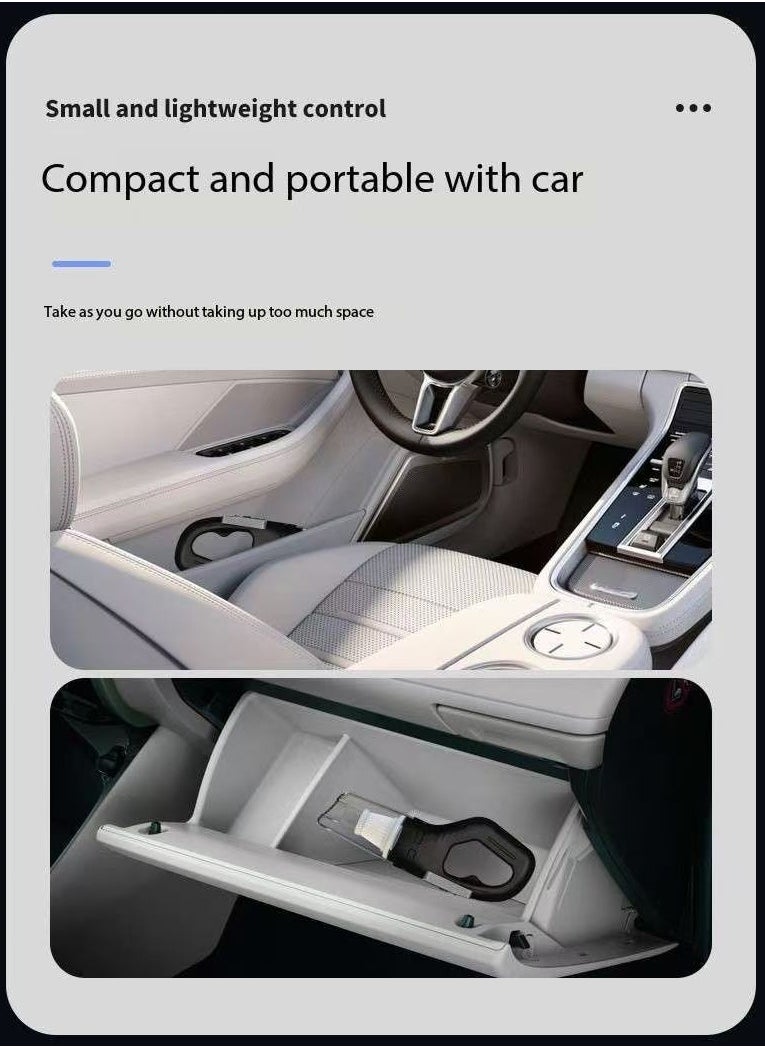Generic - cleaner with high suction power, wireless charging, suitable for household use, small handheld, high-power - Image 1