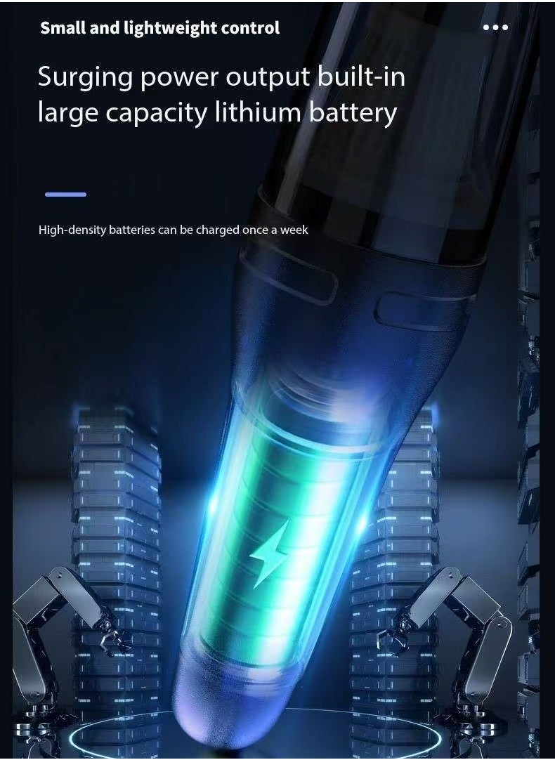 Generic - cleaner with high suction power, wireless charging, suitable for household use, small handheld, high-power - Image 1