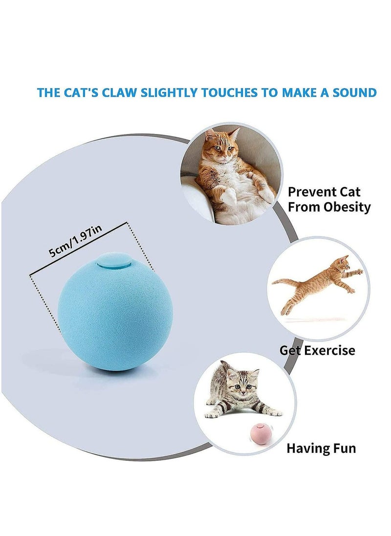 Arabest - Set of 3 smart interactive cat toys and indoor cat toys, automatic cat toy ball, fun cat chew toy ball, rechargeable cat toy ball - Image 1