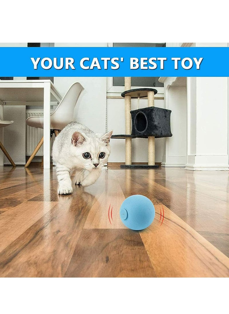 Arabest - Set of 3 smart interactive cat toys and indoor cat toys, automatic cat toy ball, fun cat chew toy ball, rechargeable cat toy ball - Image 1