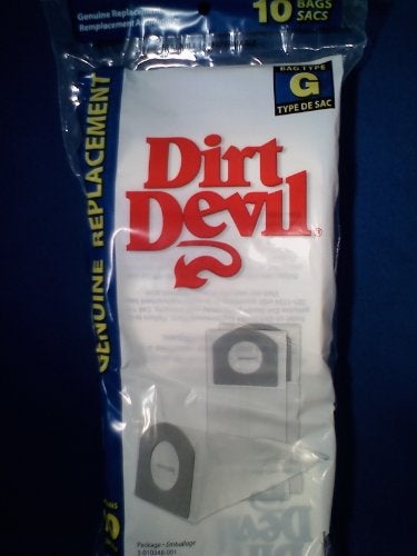 Dirt Devil Type G Vacuum Bags, 10-Pack, 3010348001, White - Image 3