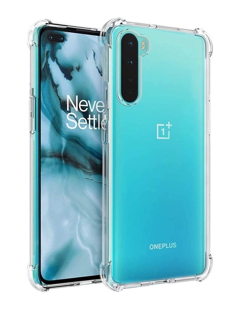 One Plus Nord N200 5G 2021 Phone Case Clear, Scratch Resistant TPU Rubber Soft Skin Silicone Protective Case Cover - Image 1