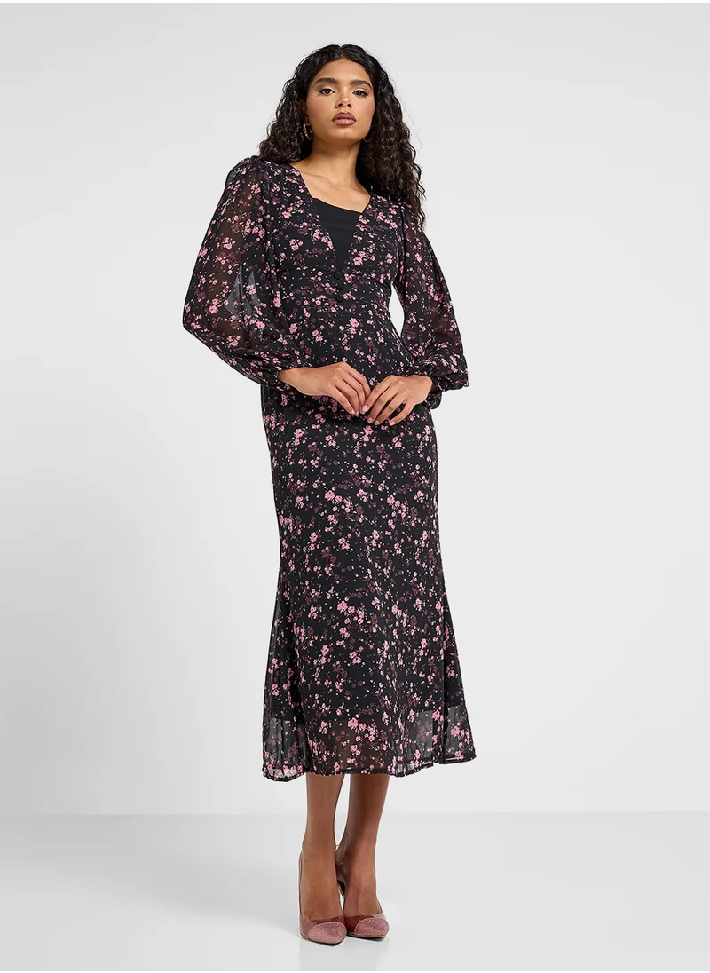 ايلا Floral Print Dress