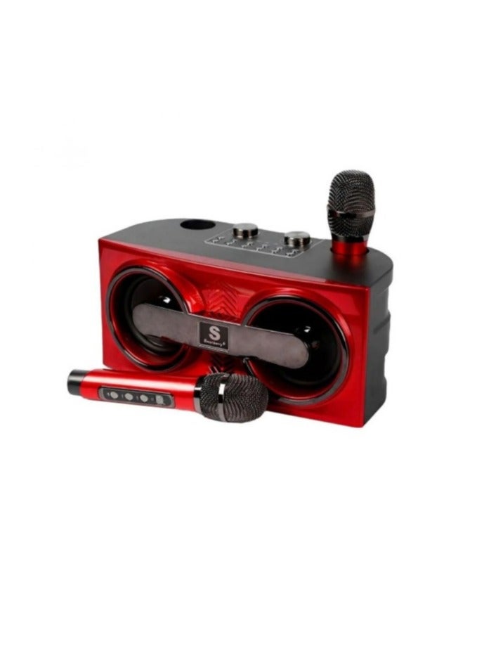 سمارت باري مكبر صوت كاريوكي Smart Berry M25 مزود بميكروفون لاسلكي وبلوتوث