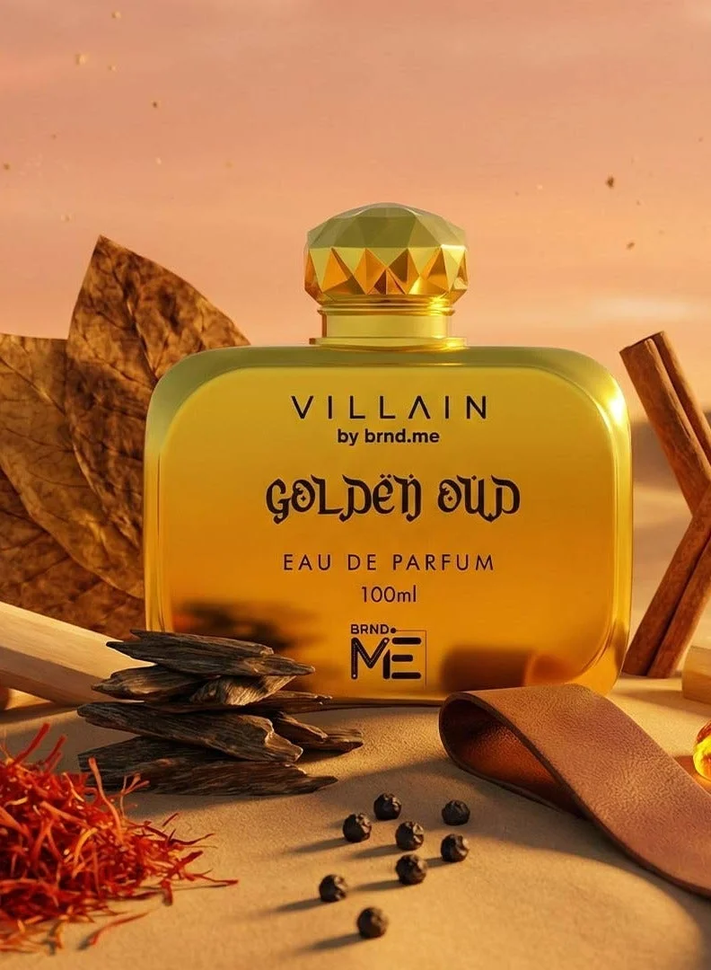 VILLAIN Golden Oud Eau De Parfum for Men 100ml