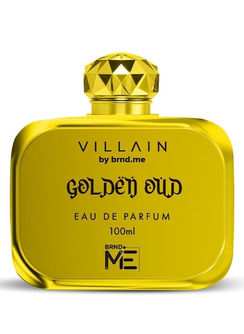 VILLAIN Golden Oud Eau De Parfum for Men 100ml - Image 4