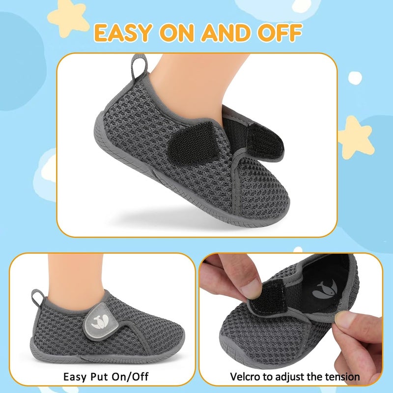 FEETCITY Toddler Walking Shoes - Lightweight Breathable Sneakers for Boys and Girls - Image 4