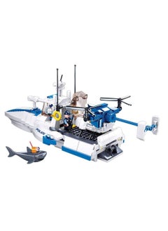 Sluban Sluban - Police Manhunt In Sea Bricks Set 559 Pieces - M38-B0827  - Image 3