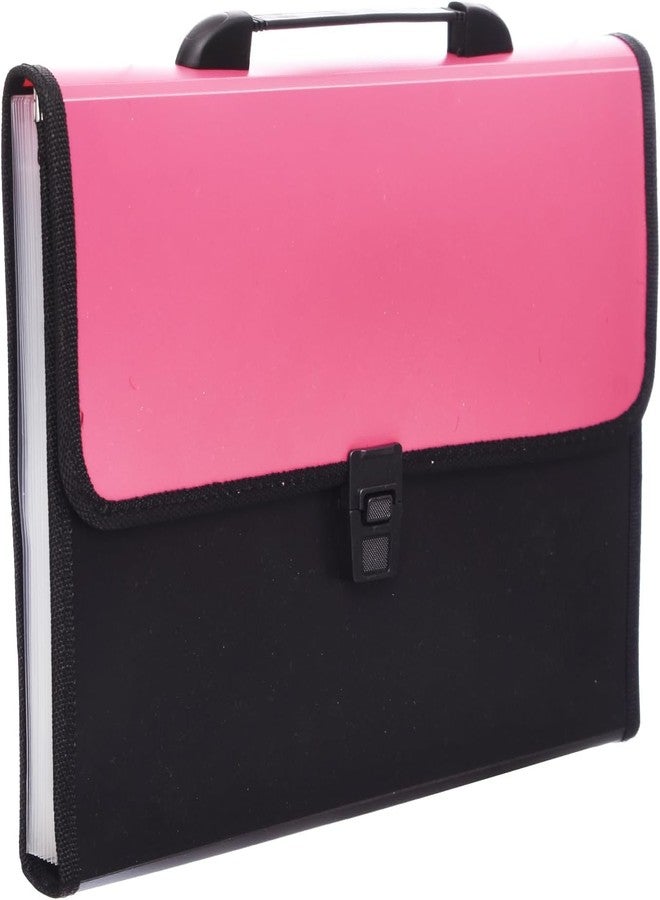 Shining Zon 13 Pockets Expanding File Folder, for Document A4/ Fs/Legal Paper Size File Organizer with Handle Multicolor (Pack of 1) - Image 1
