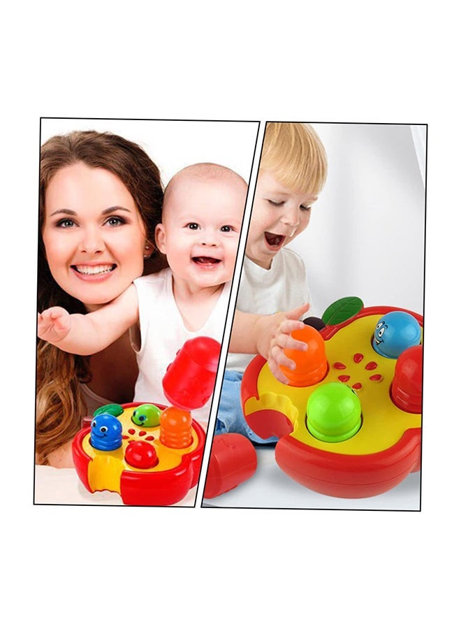 COGNIKIDS لعبة ضرب الخلد للأطفال | لعبة تفاعلية لضرب الخلد بالمطرقة | لعبة تعليمية ملونة للأطفال من 10 أشهر فما فوق | مجموعة لعب متينة وخالية من BPA للتطور المبكر - مختلطة - Image 4