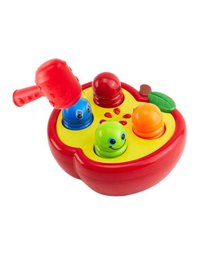 COGNIKIDS لعبة ضرب الخلد للأطفال | لعبة تفاعلية لضرب الخلد بالمطرقة | لعبة تعليمية ملونة للأطفال من 10 أشهر فما فوق | مجموعة لعب متينة وخالية من BPA للتطور المبكر - مختلطة - Image 2