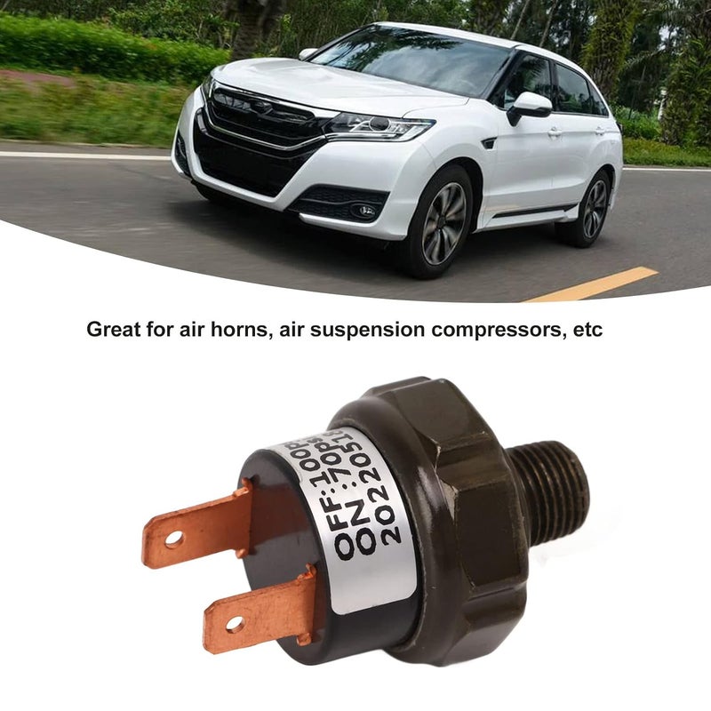 Ejoyous Air Pressure Switch Control Valve, Stainless Steel Universal Air Pressure Switch Car Replacement Part for Train Horns 70-100PSI - Image 3