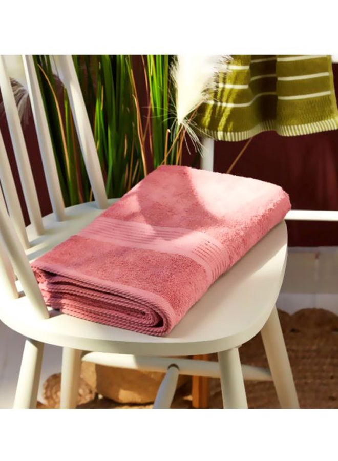 Home Box Essential Carded Bath Sheet Pink 90x150cm  - Image 4