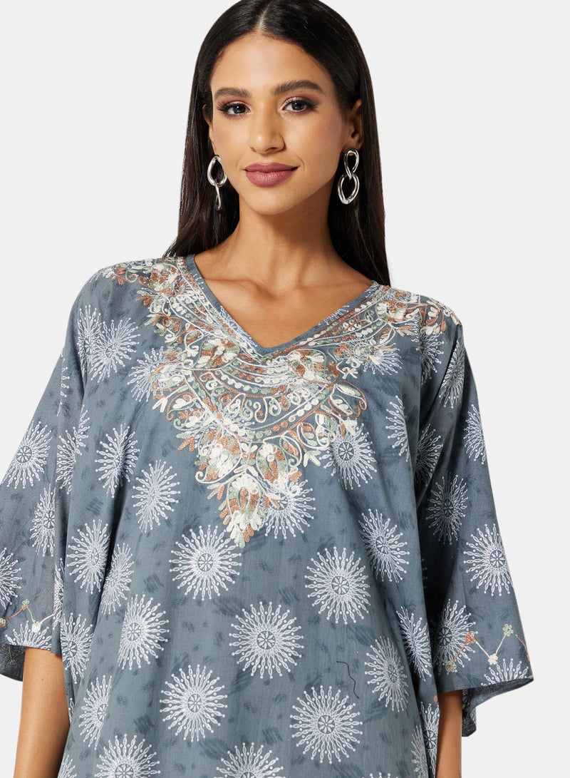 ARABIAN CLOSET EMBROIDERED KAFTAN - Image 3