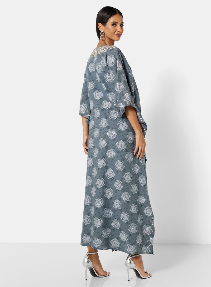 ARABIAN CLOSET EMBROIDERED KAFTAN - Image 2