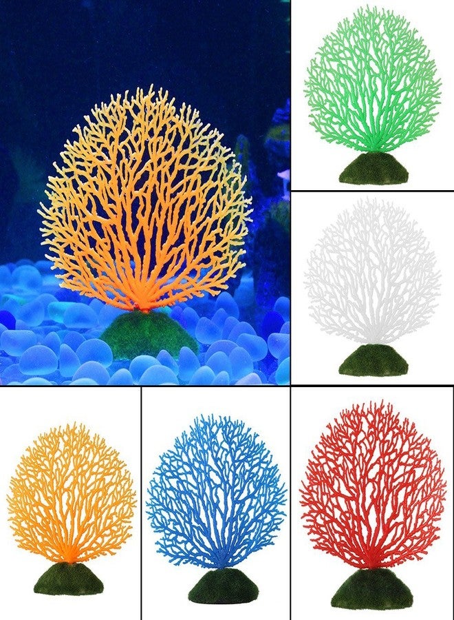 Fdit Artificial Ornament Strip Plant Ornament Glowing Effect Silicone Artificial Decoration for Fish Aquarium Landscape(White) - Image 4