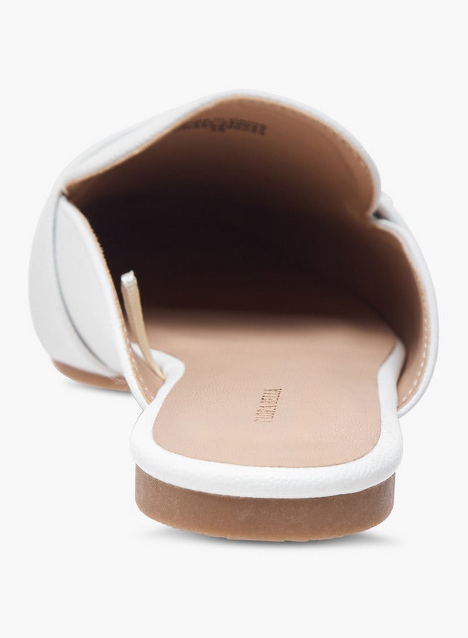 Flora Bella By Shoexpress Textured Slip-On Mules  - Image 5