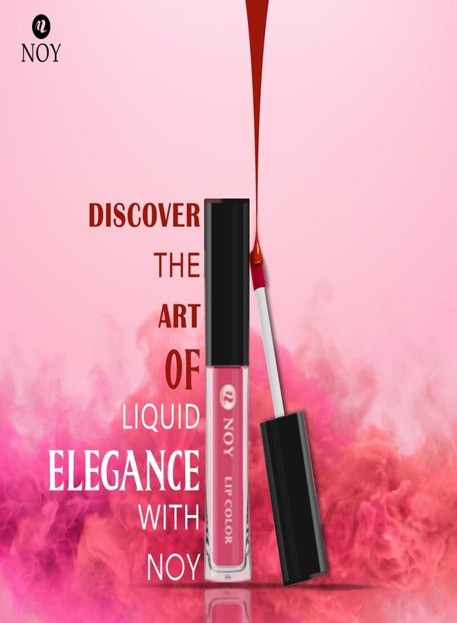 Noy Festival Collection 4 Liquid Matte Lipsticks for 2024 Wine, Cherry Pink, Coffee Wine, Magenta Shades - Image 3