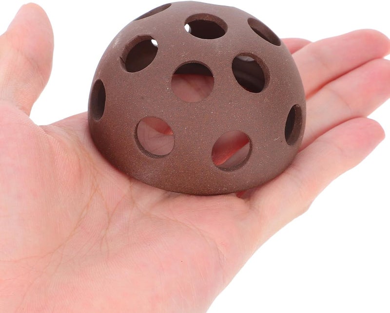 Toyvian 7pcs Aquarium Fish Shrimp Hideout Caves Purple Clay Ceramic Breeding Shelter Spawning Fish Tank Decoration Small Aquarium Hiding Ornaments - Image 4