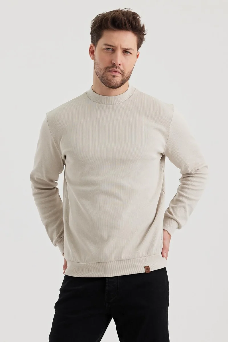 الكسندر جاردي Alexandergardi Camisole Fabric Half Turtleneck Sweatshirt (E22-761A)