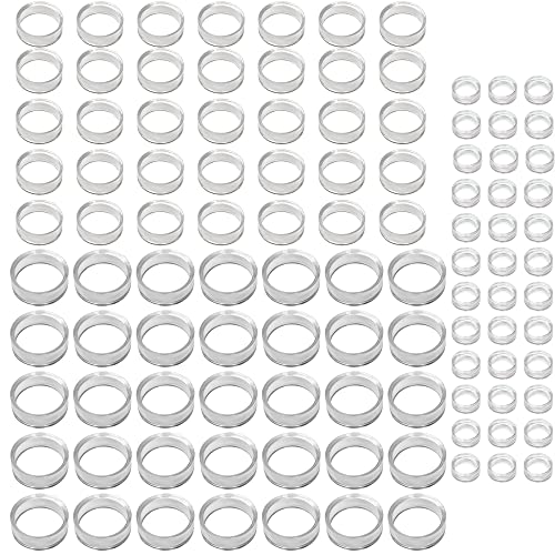 TERDEWE 105 PCS 3 Sizes each 35 Sphere StandClear Mini Ball StandRound Display Stands for Baseball Crystal Ball Golf Ball Softball Tennis Ball Marbles Spheres Collections3 Sizes LargeMediumSmall 