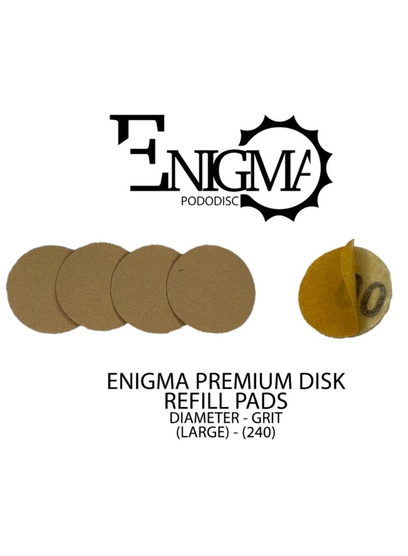 ENIGMA PREMIUM DISK REFILL PADS D25 L 240 GRIT (100PCS)