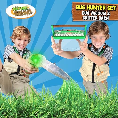 Nature Bound Bug Catcher Toy, Eco-Friendly Bug Vacuum, Catch and Release Indoor/Outdoor Play, Ages 3 to 12, Green, Complete Kit for Kids, Includes Capture Core with Magnification - Image 4