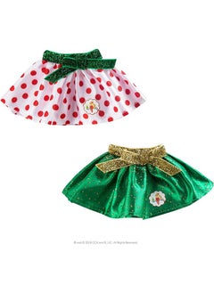 The Elf on the Shelf The Elf on the Shelf Girl Elf Gift Set with Party Dress Set (2 Pack) - Girl Character & Themed Storybook with Festive Holiday Dresses: Dress Your Elf Girl Scout Up for Your Christmas Party  - Image 2
