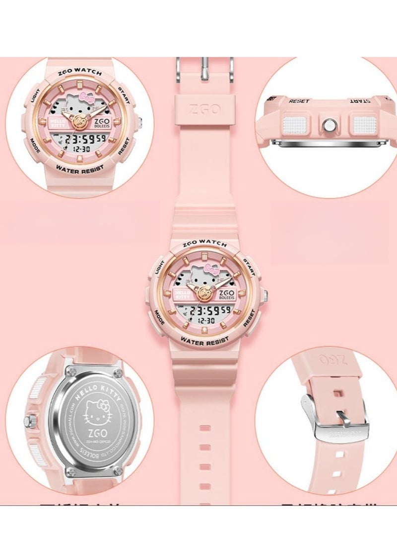 ZGO Children's Watch Gift Waterproof And Anti Fall Student Watch Sports Luminous Electronic Watch - Image 3