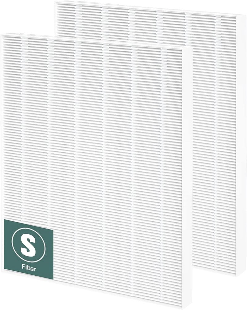 Funmit 2 Pack C545 True HEPA Replacement Filter S Compatible with Winix C545, B151, P150, 9300 Air Purifier Replacement for Winix S Filter Part 1712-0096-00 and 2522-0058-00 by - Image 1