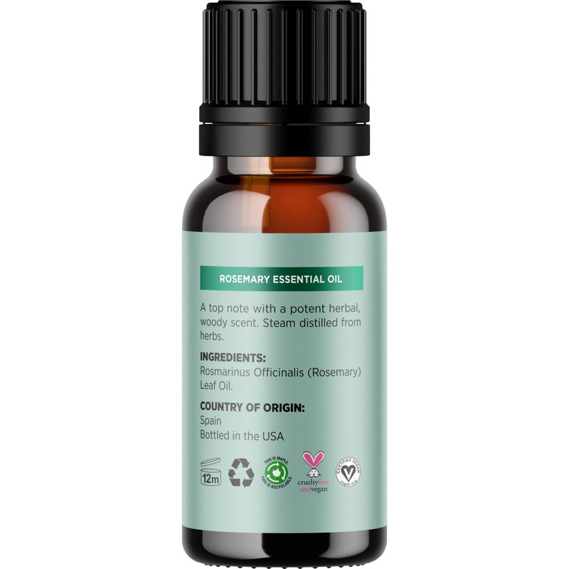 Maple Holistics Pure Rosemary Essential Oil for Aromatherapy - Undiluted Rosemary Oil for Hair Skin and Nails - Essential Oil for Diffusers Plus Hair Oil for Enhanced Shine Cleansing and Dry Scalp Treatment - Image 4
