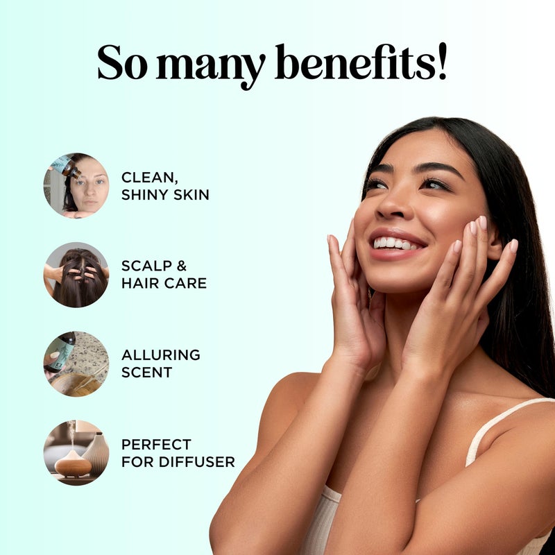 Maple Holistics Pure Rosemary Essential Oil for Aromatherapy - Undiluted Rosemary Oil for Hair Skin and Nails - Essential Oil for Diffusers Plus Hair Oil for Enhanced Shine Cleansing and Dry Scalp Treatment - Image 3