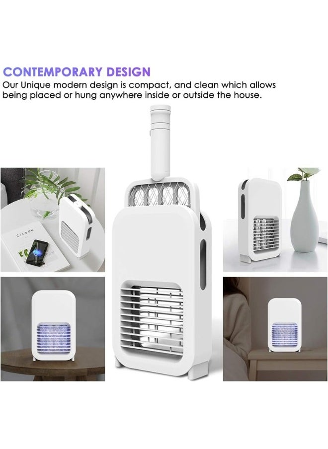 FALMER - Fly Insect Mosquito Rechargeable Swatter Zapper with 2-in-1 Design and Wall Mountable Holder Dock - Image 1