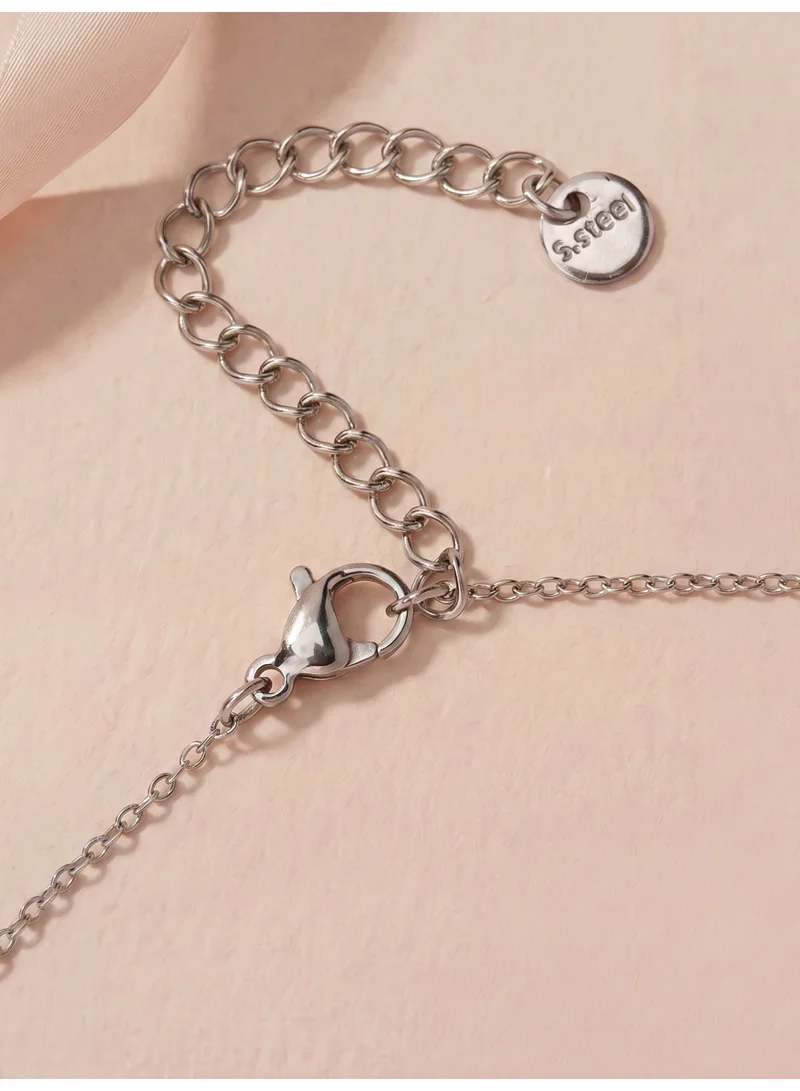 Palmonas  Pearl Disc Charm Necklace For Women - Waterproof & Anti-Tarnish for Women | Best Price UAE