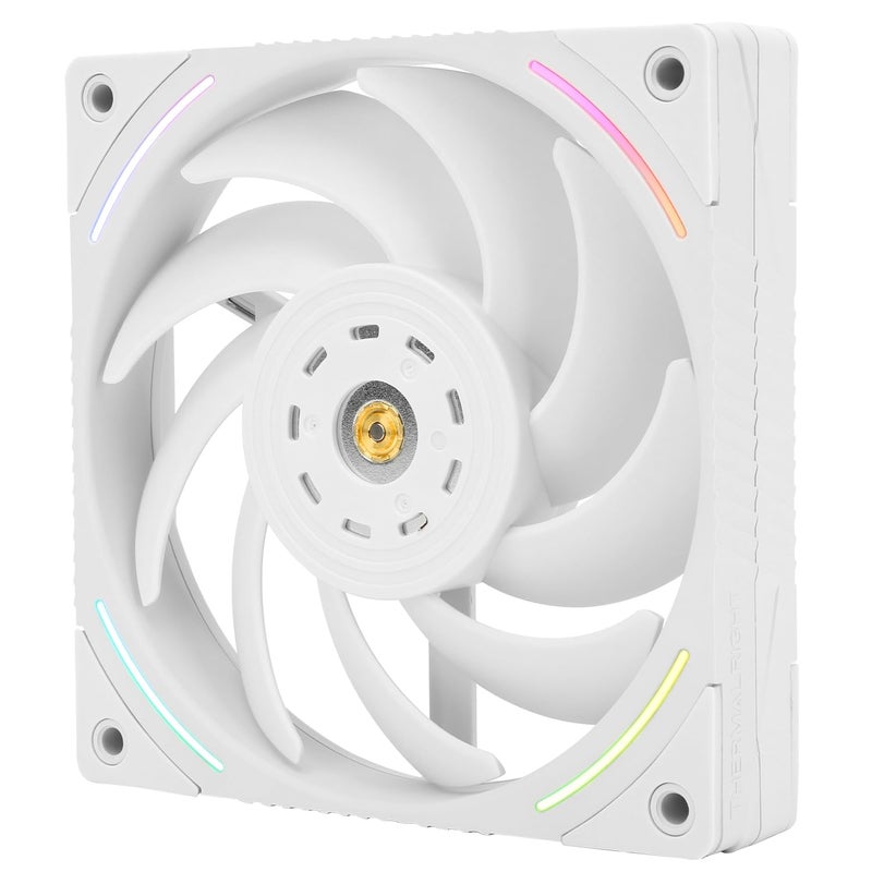 Thermalright TL-K12W, Computer Case Fan,High Performance 120mm PWM Cooler Fan,PC PWM Silent Fan with 2150RPM Speed, White CPU Cooling Fan - Image 1