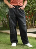 Campus Sutra Charcoal Black