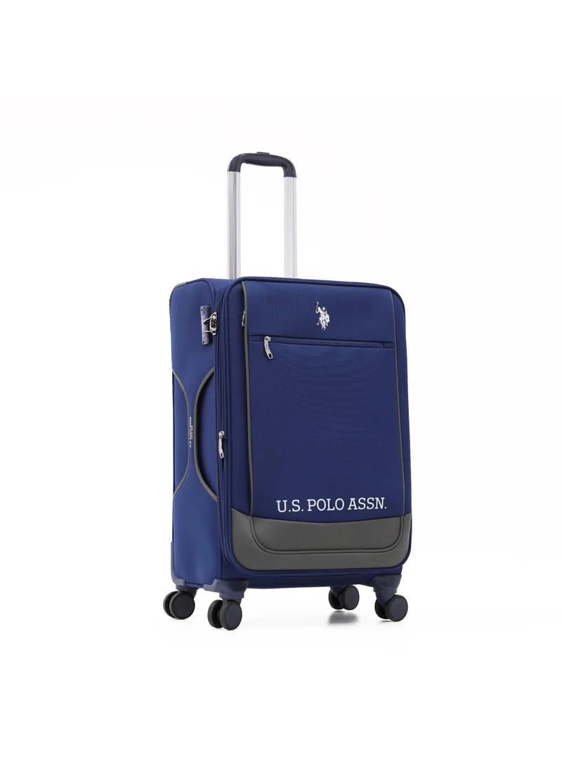 U.S. Polo Assn. U.S. Polo Assn. 3-Piece Softshell Luggage Set | 20" 24" 28" Spinner Suitcases with TSA Lock - Complete Travel System