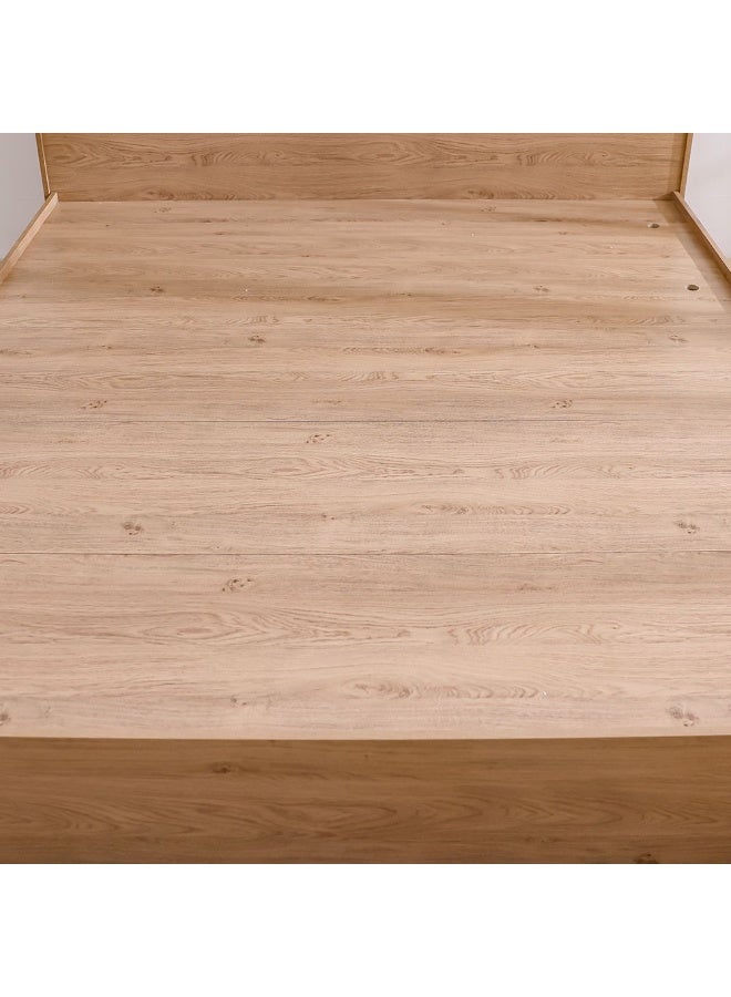 DANUBE HOME طقم سرير ملكي جديد 180x200 مع طاولة جانبية، خزانة، مرآة وكرسي - أثاث غرفة نوم من خشب البلوط - أطقم غرف نوم ملكية أنيقة لتزيين المنازل الحديثة - ضمان لمدة 2 سنة - ماليزيا - Image 4