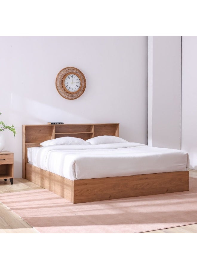 DANUBE HOME طقم سرير ملكي جديد 180x200 مع طاولة جانبية، خزانة، مرآة وكرسي - أثاث غرفة نوم من خشب البلوط - أطقم غرف نوم ملكية أنيقة لتزيين المنازل الحديثة - ضمان لمدة 2 سنة - ماليزيا - Image 2