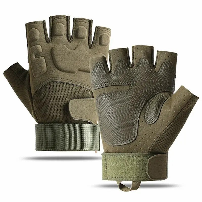 Sports Gloves With Air Cushion Anti Slip Wear Resistant Protection For Fitness Cycling And Outdoor Activities - Image 1