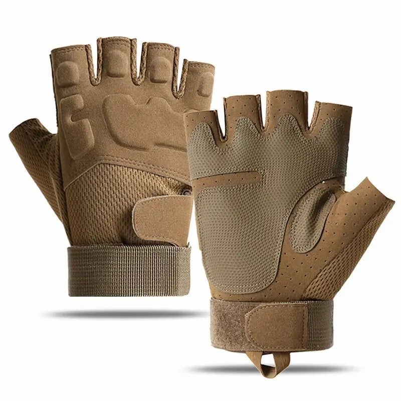 Sports Gloves With Air Cushion Anti Slip Wear Resistant Protection For Fitness Cycling And Outdoor Activities - Image 2