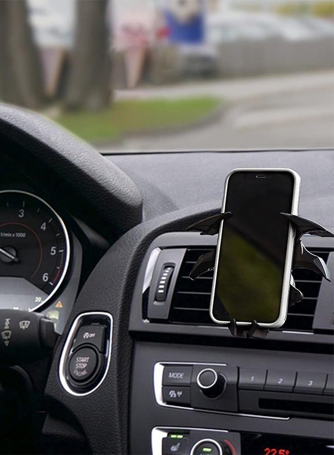 Bat Phone Holder for Car, Car Vent Bat Mount Cool Car Accessories Car Gifts for Men Universal Cell Phone Holder Bat Decorations Collectibles Gravity Automatic Locking Hands Free - Image 5