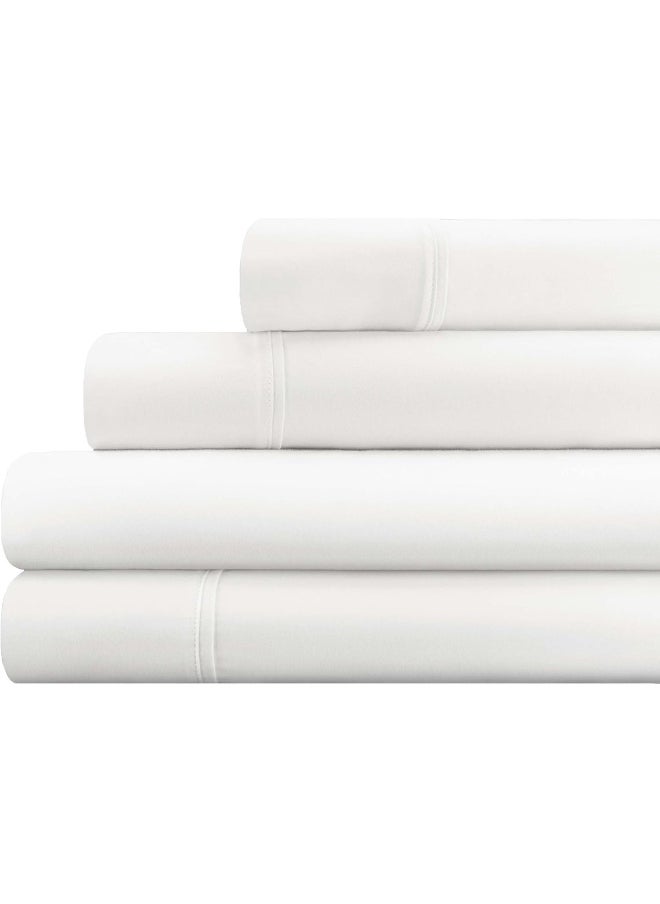 Superior Superior 800 Thread Count 100% Egyptian Cotton Sheet Set, White, Queen  - Image 2